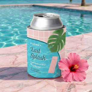 Porta-lata Favor de Festa de Piscina de Fim de Semana de Desp