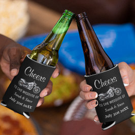 Porta-lata Favoritos da Data de Casamento da Moto