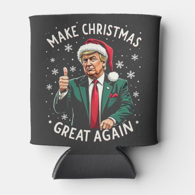 Porta-lata Fazer Excelente De Natal Novamente Feio Trump Do S (Frente)