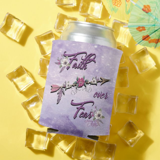 Porta-lata Fé sobre o medo pode resfriar (Verão in situ)