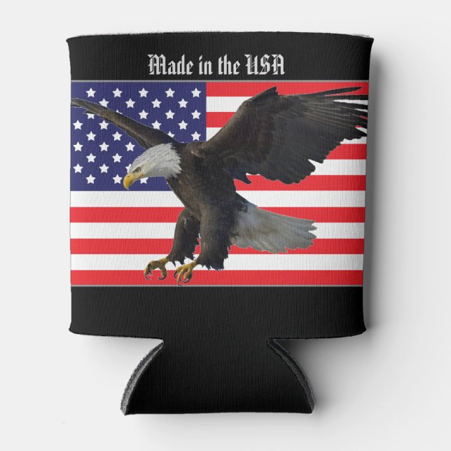 Porta-lata Feito nos EUA (Frente)