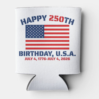 PORTA-LATA FELIZ 250º ANIVERSÁRIO EUA