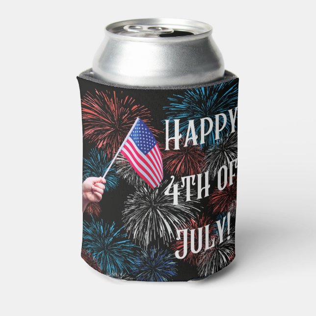 Porta-lata Feliz 4 de Julho (Can Back)