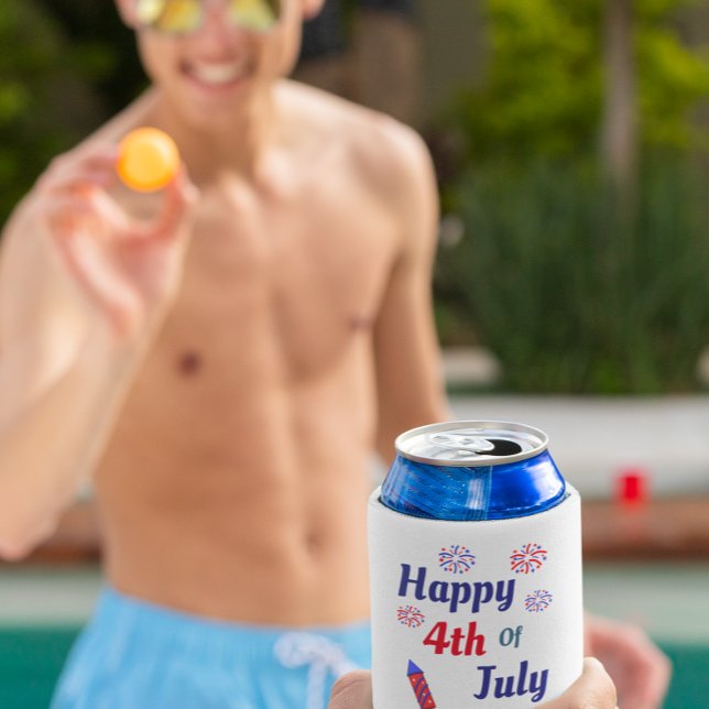 Porta-lata Feliz 4 De Julho (Criador carregado)