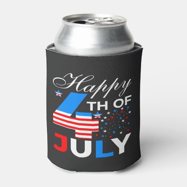 Porta-lata Feliz 4 De Julho De 97958 (Can Front)