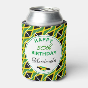 Porta-lata FELIZ 50º ANIVERSÁRIO Jamaica Sinalizador Person