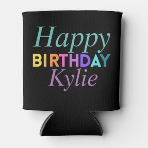 Porta-lata Feliz Aniversário de Feliz Aniversário das Mulhere