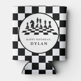 Porta-lata Feliz Aniversário do Jogo de Conselhos e Pedaços d