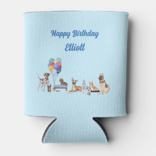 Porta-lata Feliz Aniversário Personalizado Rações Caninas