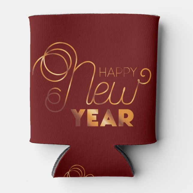 Porta-lata Feliz ano novo (Frente)