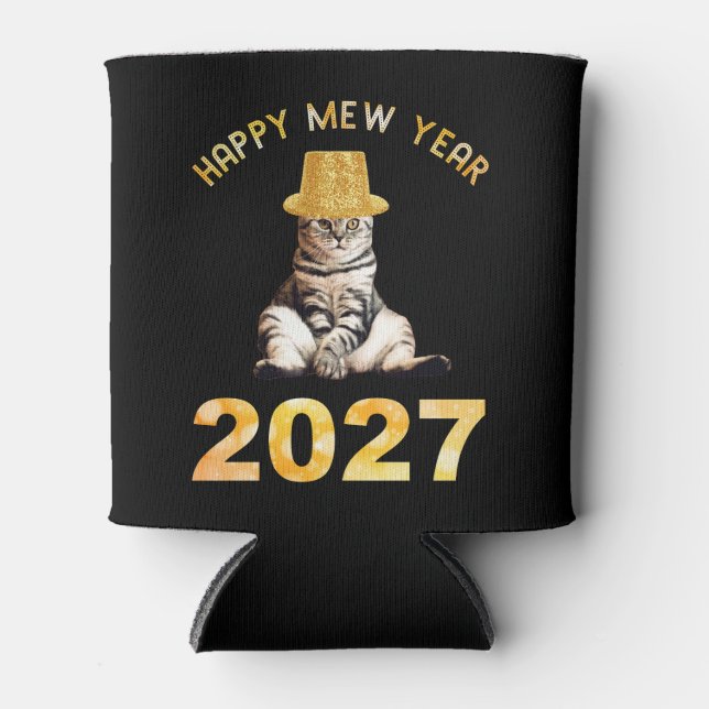 Porta-lata Feliz Ano Novo Mew 2027 (Frente)