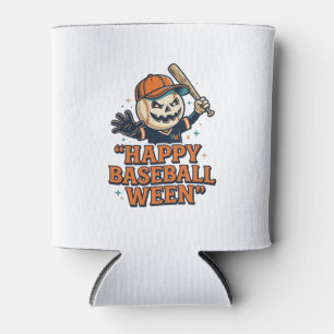 Porta-lata Feliz Beisebol Ween Vintage Halloween Beisebol Des