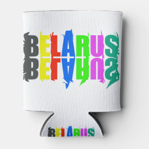 Porta-lata Feliz Carta Colorida da Bielorrússia