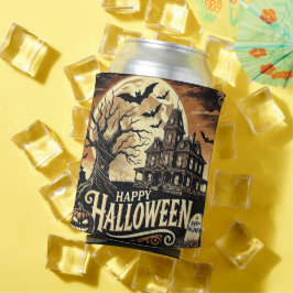 Porta-lata Feliz Dia das Bruxas Halloween Os Bombeiros Conseg