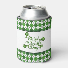 Porta-lata Feliz Dia de São Patrício Shamrocks Pode Resfriado