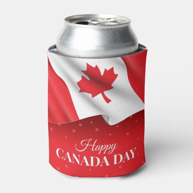 Porta-lata Feliz Dia do Canadá (Can Front)
