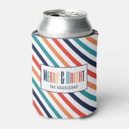 Porta-lata Feliz e Brilho Retro Natal