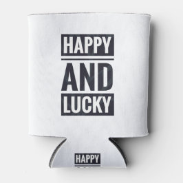 Porta-lata Feliz e sortudo