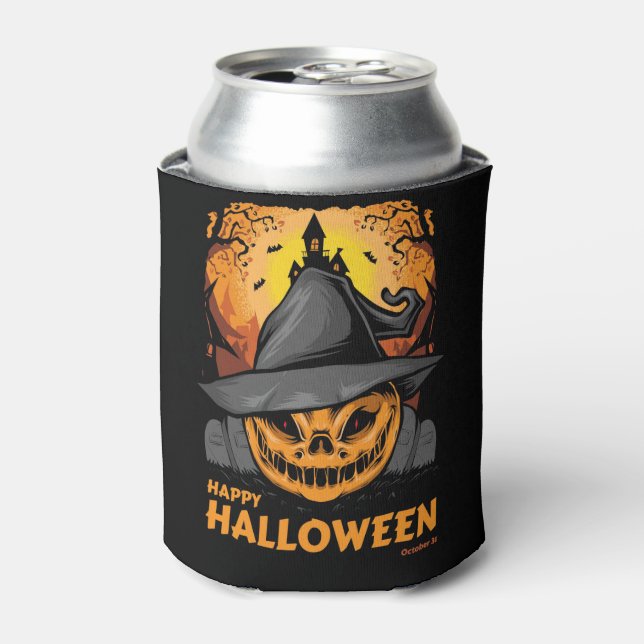 Porta-lata Feliz Halloween Can Cooler (Can Front)