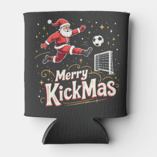 Porta-lata Feliz Kickmas Engraçado Papai Noel Amantes do Fute