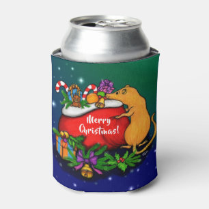 Porta-lata Feliz Natal com o Príncipe Rato