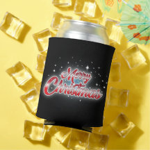 Feliz Natal em Texto Vermelho em NEGRO