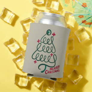 Porta-lata Feliz Natal Estetoscópio CNA Profissional Médico