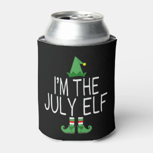Porta-lata Feliz Natal Familiar Em Julho Engraçado