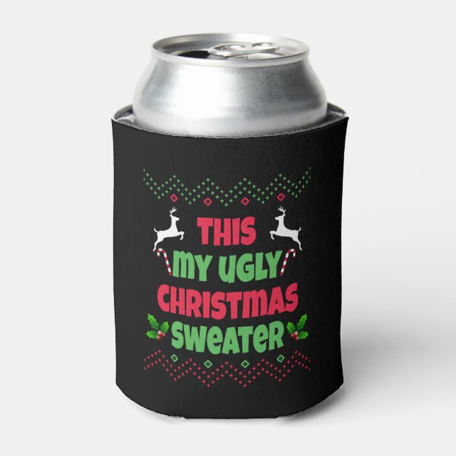 Porta-lata Feliz Natal Feio (Can Front)