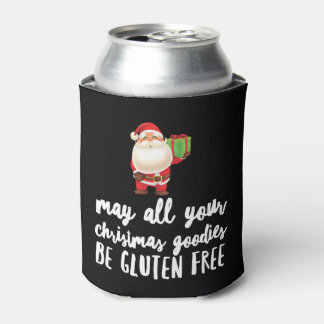 Porta-lata Feliz Natal Gluten Livre