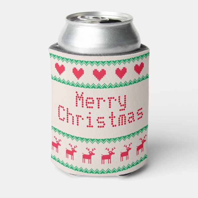 Porta-lata Feliz Natal Sweater Natal (Can Back)