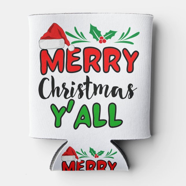 Porta-lata Feliz Natal Y (Frente)