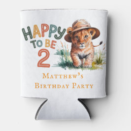 Porta-lata Feliz Por Ser Um Favor De Festa de aniversário De 