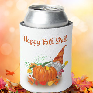 Porta-lata Feliz Queda Vocês Todos Autumn Gnomo Com Pumpkin