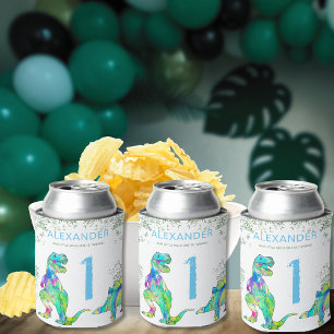 Porta-lata Fera Solitária Dinossauro Aniversário de 1 ano