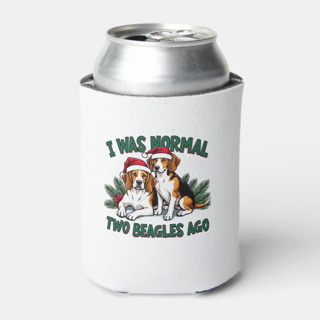 Porta-lata Feriado Natal do Beagle Dog Pajama (Can Front)
