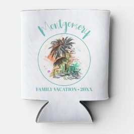 Porta-lata Férias da família Summer