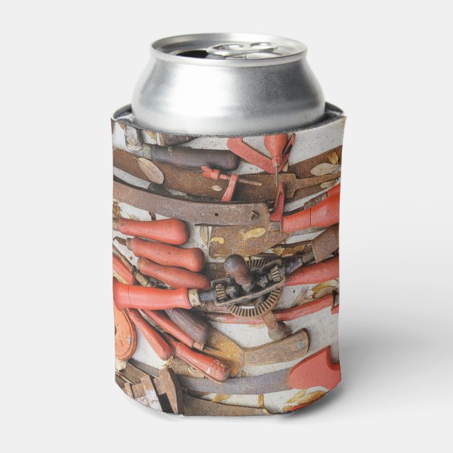 Porta-lata Ferramenta Antiguamente Rustic Red Man (Can Front)
