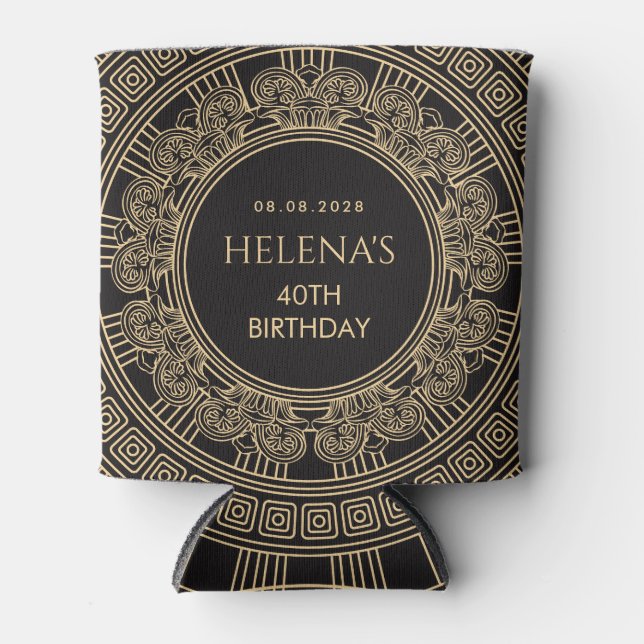 Porta-lata Festa da Grécia Antiga com CORES PERSONALIZADAS (Frente)