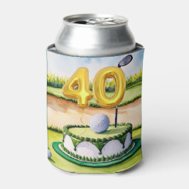 Porta-lata Festa de aniversário de 40 anos GOLF