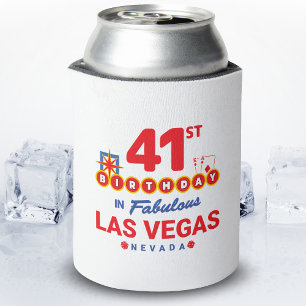 Porta-lata Festa de aniversário De Las Vegas - Aniversário De