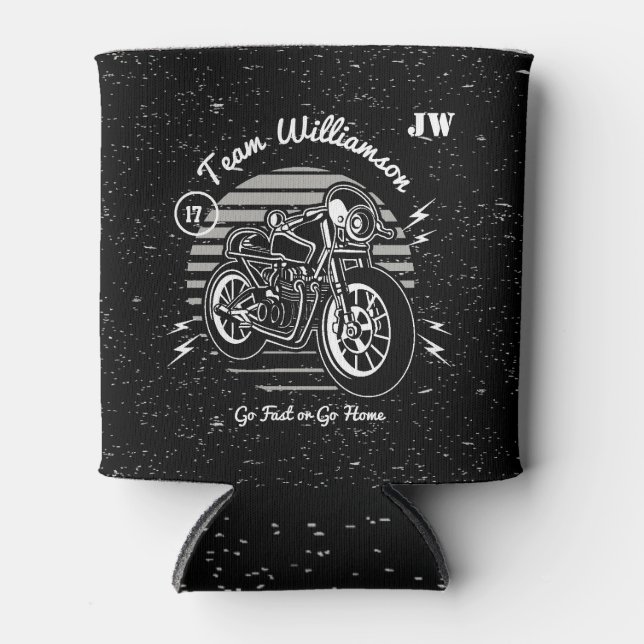 Porta-lata Festa de casamento do Motocyle Groom (Frente)