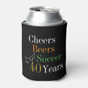 Porta-lata Festa de Cervejas do aniversário de 40 anos Soccer