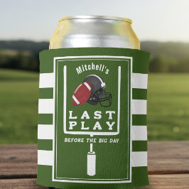 Porta-lata Festa de Despedida de Futebol Última Jogada Antes 