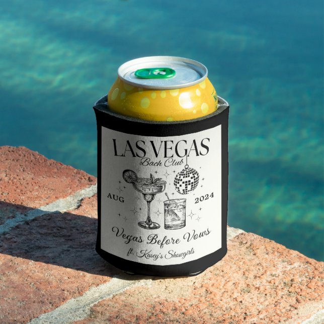 Porta-lata Festa de Despedida de Solteira Luxuosa Personaliza (Piscina in situ)