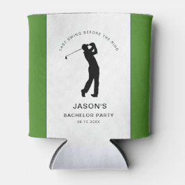 Porta-lata Festa de Despedida de Solteiro com Tema de Golfe