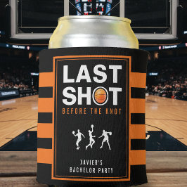 Porta-lata Festa de Despedida de Solteiro de Basquete Último