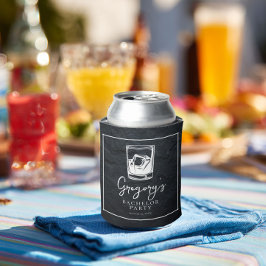 Porta-lata Festa de despedida de solteiro moderna e elegante