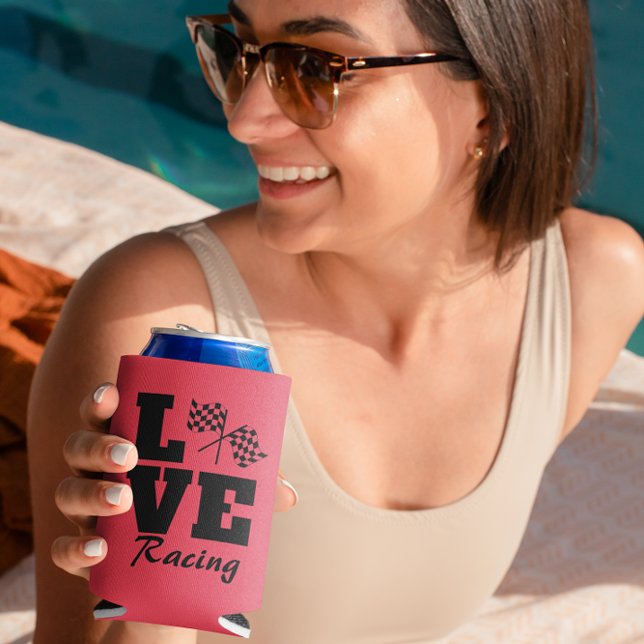 Porta-lata Festa de Fim de Semana de Raça de Sinalizador Veri (Criador carregado)