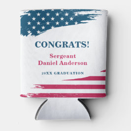 Porta-lata Festa de formatura de Bandeiras Americanas pode re